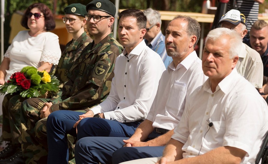 Marijampolėje paminėtas žymaus partizano Juozo Lukšos atminimas