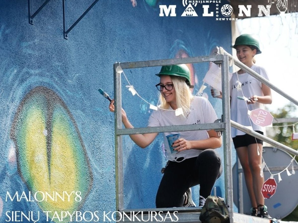 Atskleiskite savo talentą: dalyvaukite MALONNY’8 sienos tapybos konkurse!
