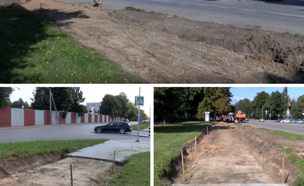 Atnaujinami Sporto gatvės šaligatviai