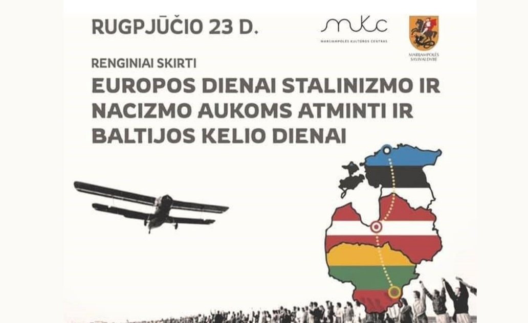 Renginiai Europos dienai stalinizmo ir nacizmo aukoms atminti ir Baltijos kelio dienai...