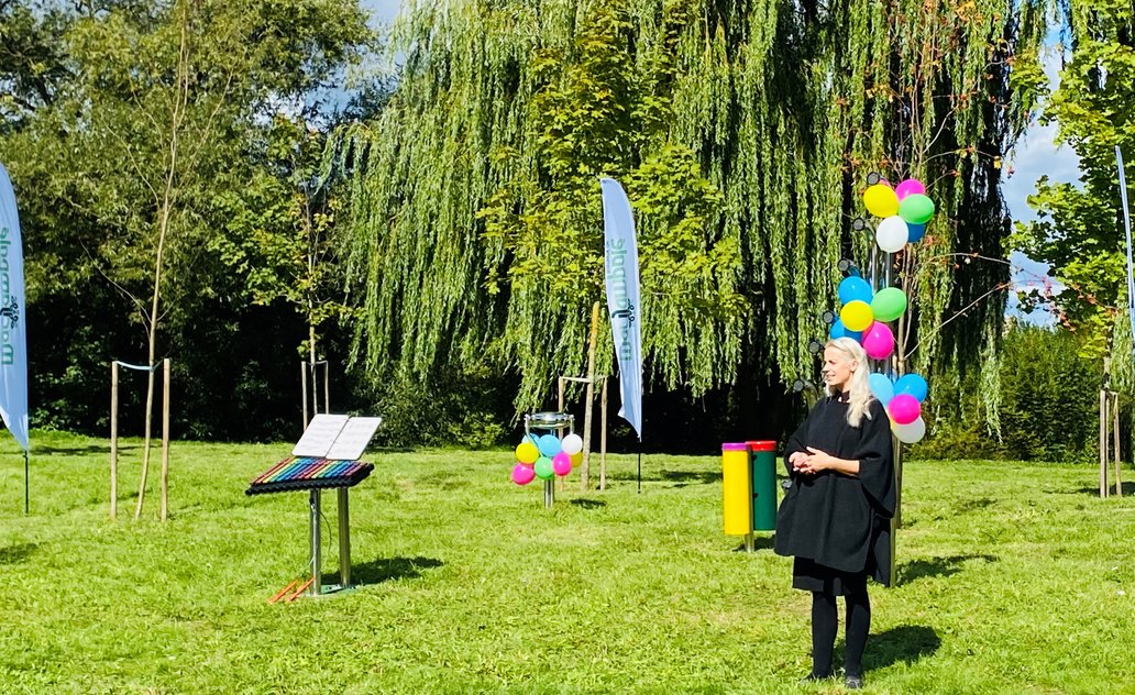 Naujovė Pašešupio parke – muzikos alėja
