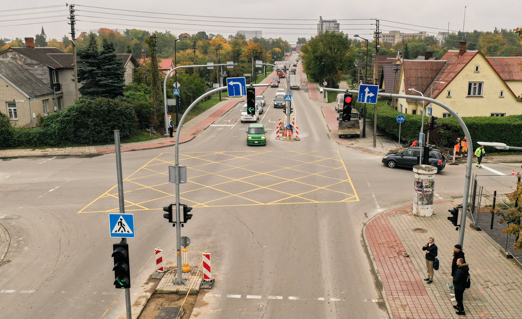 Marijampolėje dar vienas išmanusis šviesoforas