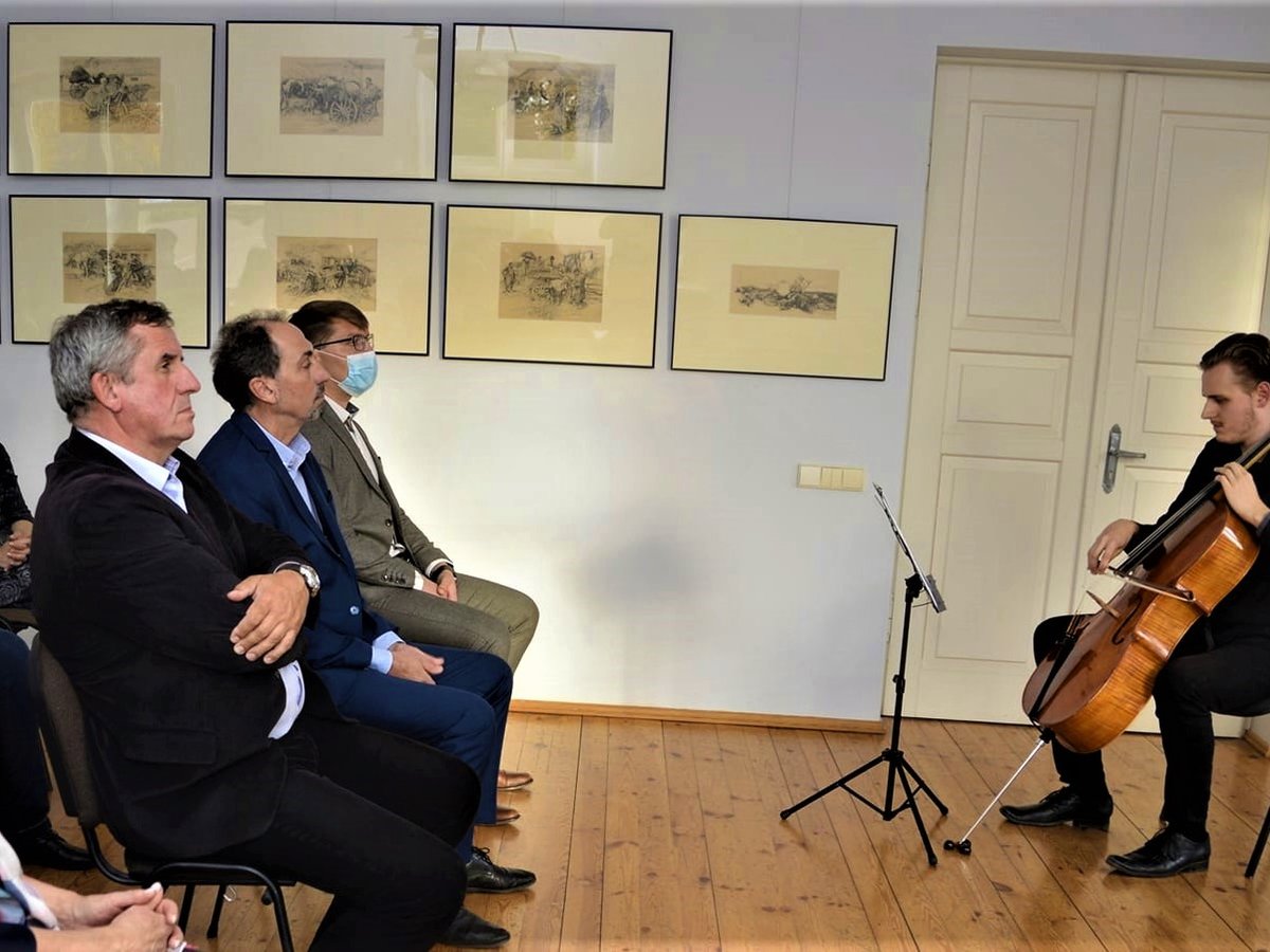 Atidaryta Lietuvos ir Lenkijos dailininko Stanislovo Bohušo Sestšencevičiaus darbų paroda