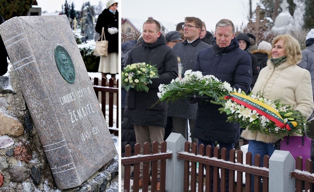 Marijampolėje paminėtos rašytojos Žemaitės mirties 100-osios  metinės