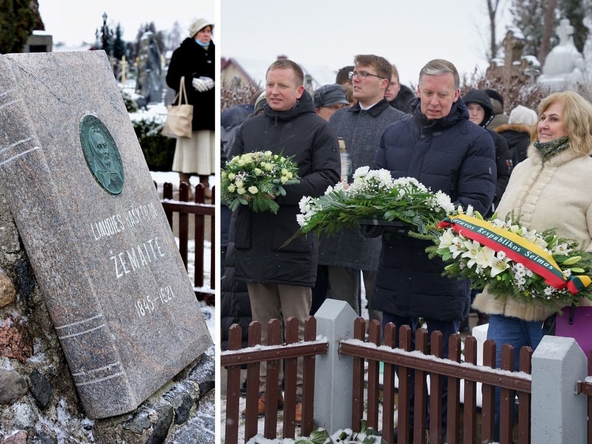 Marijampolėje paminėtos rašytojos Žemaitės mirties 100-osios  metinės