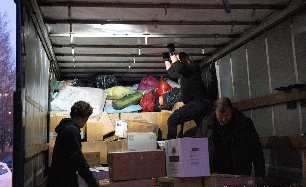 Marijampoliečių su meile surinktas krovinys jau pakeliui į Ukrainos pasienį