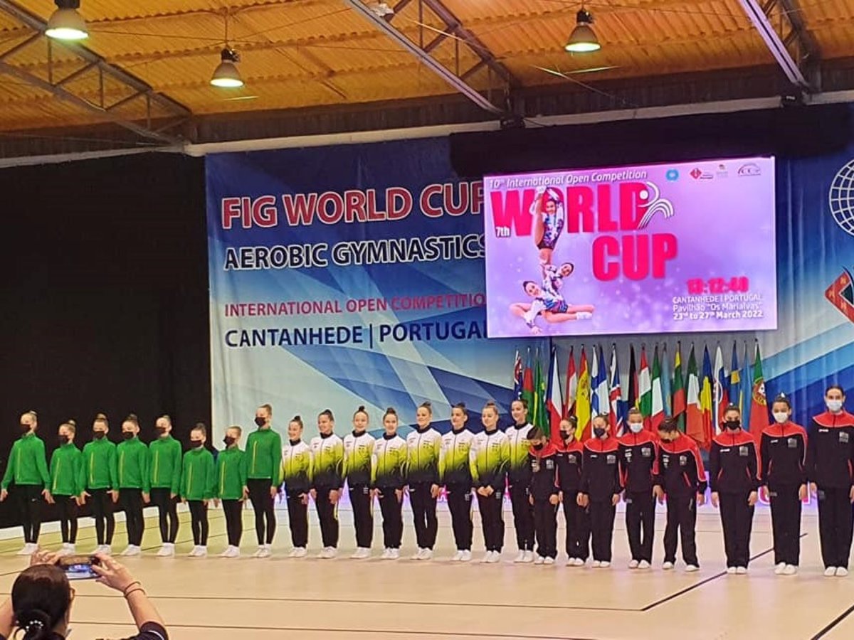 Marijampolietės – tarptautinių aerobinės gimnastikos varžybų prizininkės
