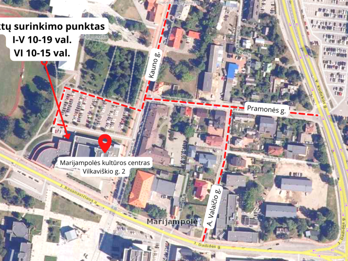 Marijampolėje veikia paramos ukrainiečiams surinkimo punktas