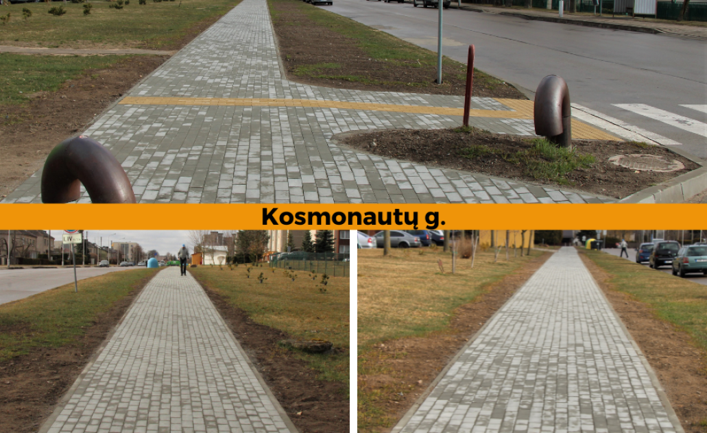 Daugiau atnaujintų šaligatvių Marijampolėje