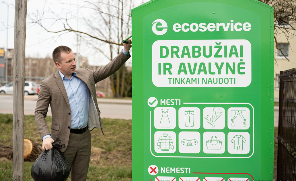 Marijampolė sulaukė pirmųjų tekstilės atliekų konteinerių