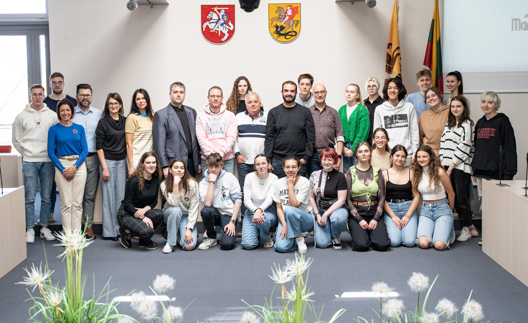 Marijampolėje vieši Erasmus+ projekto dalyviai