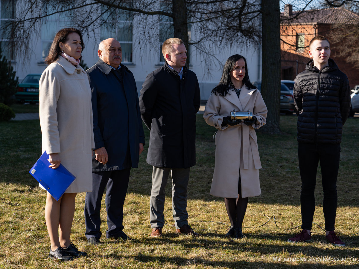 Marijampolės Rimanto Stankevičiaus progimnazijoje „Tvari žinutė ateities kartoms“