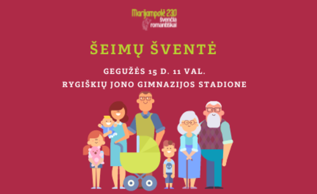 Gimstamumą šiemet skatinanti Marijampolė kviečia į Šeimų šventę