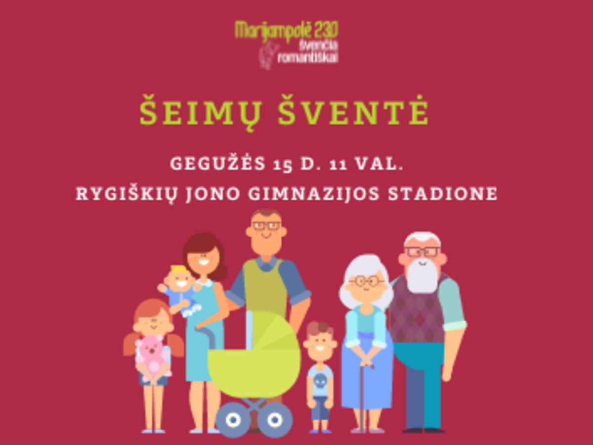 Gimstamumą šiemet skatinanti Marijampolė kviečia į Šeimų šventę
