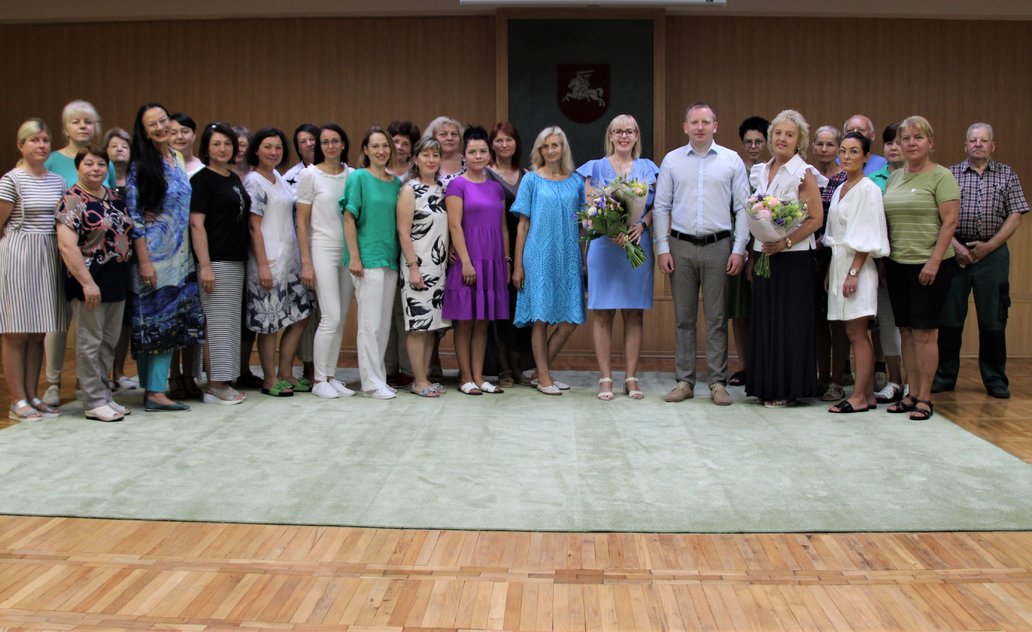 Darbą pradėjo nauja vaikų lopšelio-darželio „Šaltinėlis“ direktorė