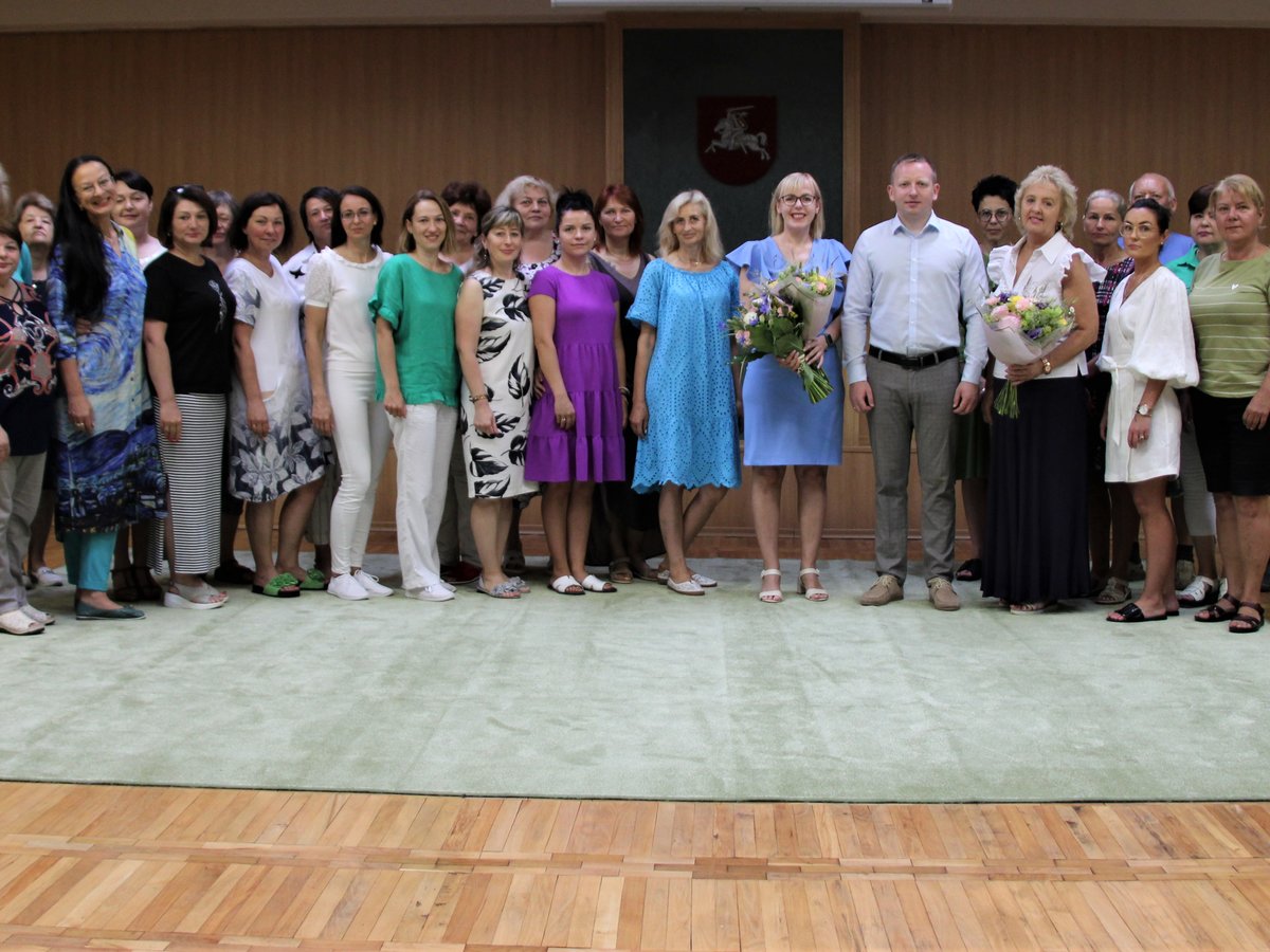 Darbą pradėjo nauja vaikų lopšelio-darželio „Šaltinėlis“ direktorė