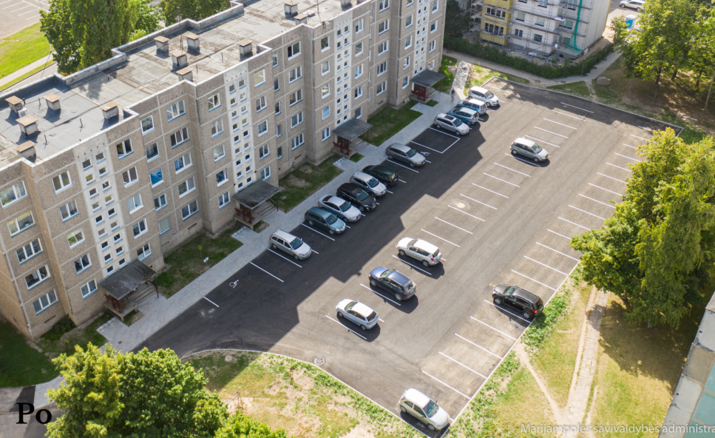 Renovuotų aikštelių prie daugiabučių gyvenamųjų namų dar daugiau
