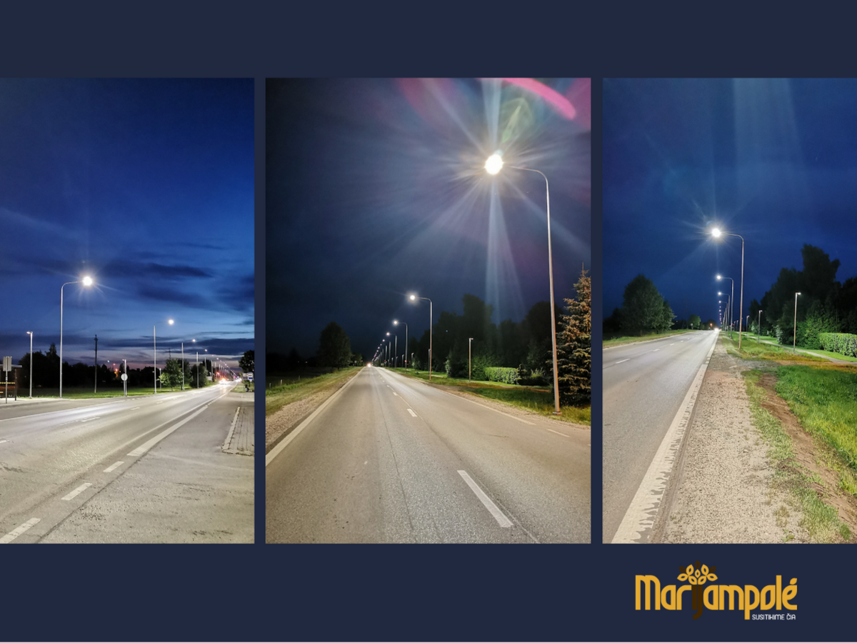 Marijampolėje mažėja neapšviestų gatvių