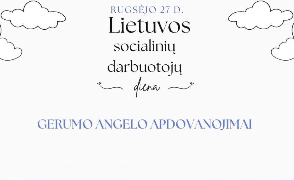 Kviečiame siūlyti socialinius darbuotojus „Gerumo angelo“ apdovanojimams.