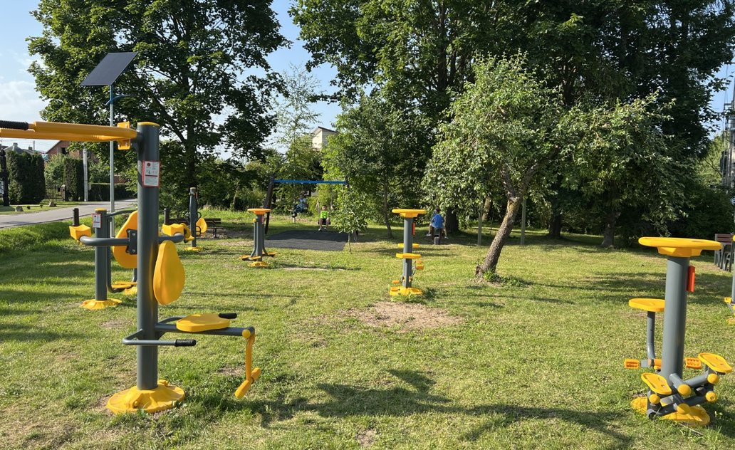 Puskelnių kaime – sveikatos ir aktyvaus poilsio skverelis