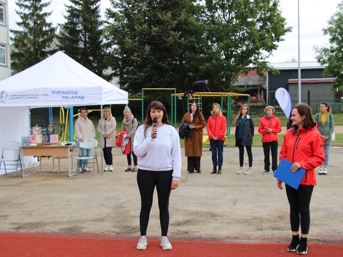 Petro Armino progimnazijos stadione – jau trečias sveikatinimosi ciklo renginys