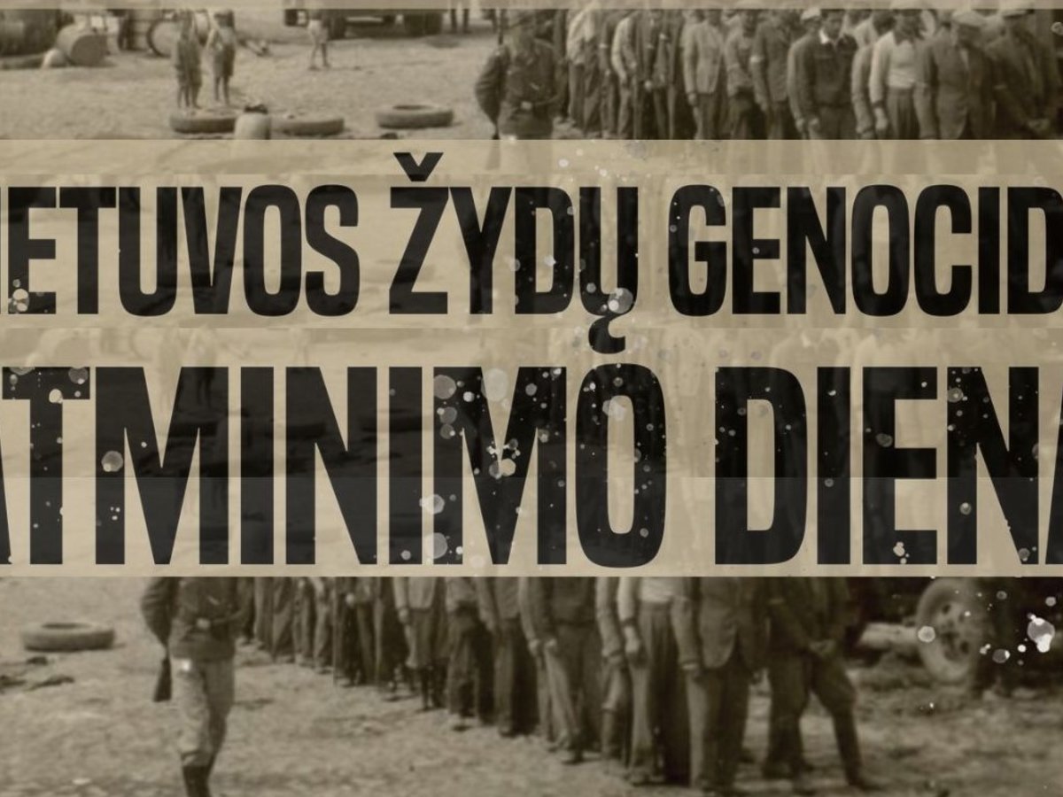 Kviečiame  dalyvauti Lietuvos žydų genocido aukų atminimo dienos renginiuose