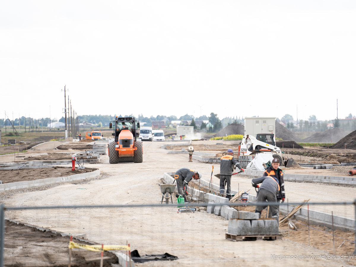 Marijampolės LEZ baigiama nauja infrastruktūra