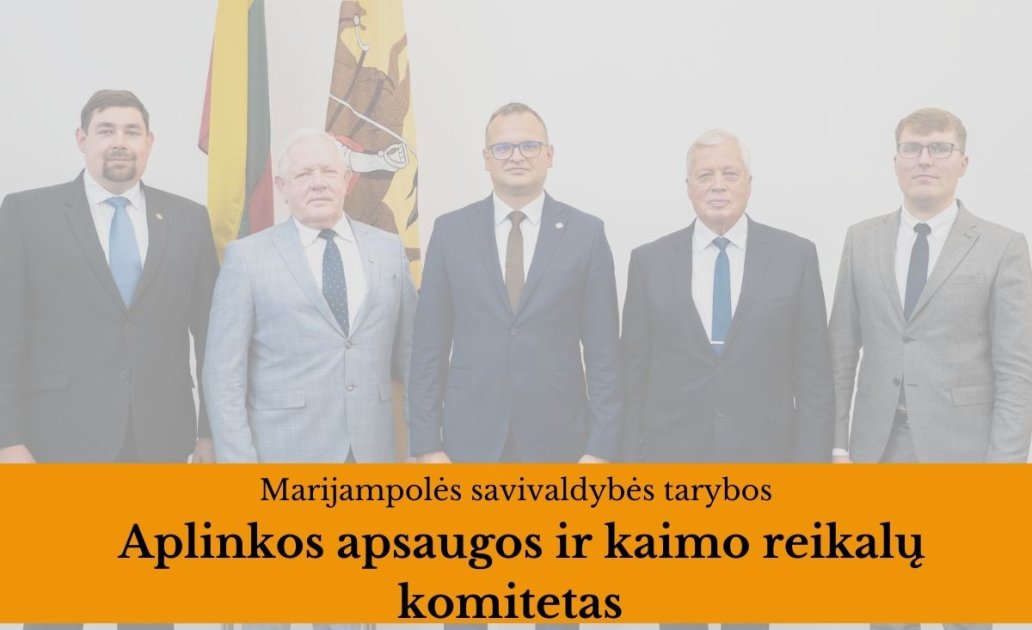 2022-10-26 Marijampolės savivaldybės tarybos Aplinkos apsaugos ir kaimo reikalų komiteto posėdis