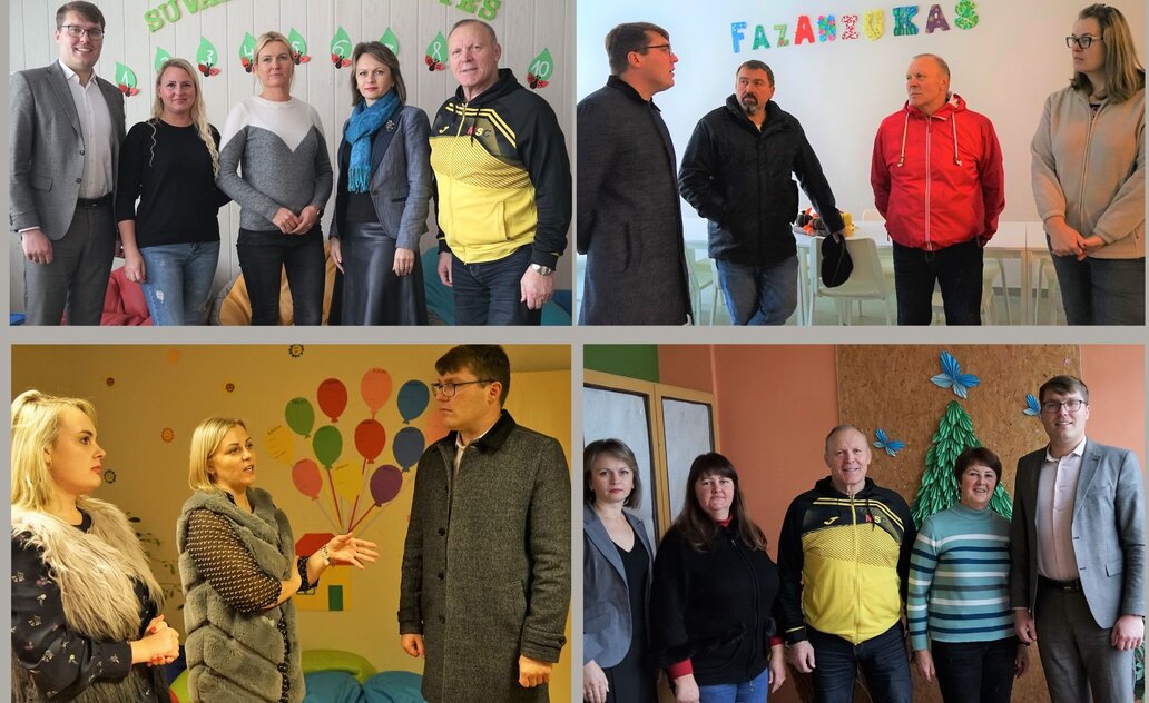 Aplankyti vaikų dienos centrai: aptarti veiklos ypatumai, problemos, plėtros poreikis
