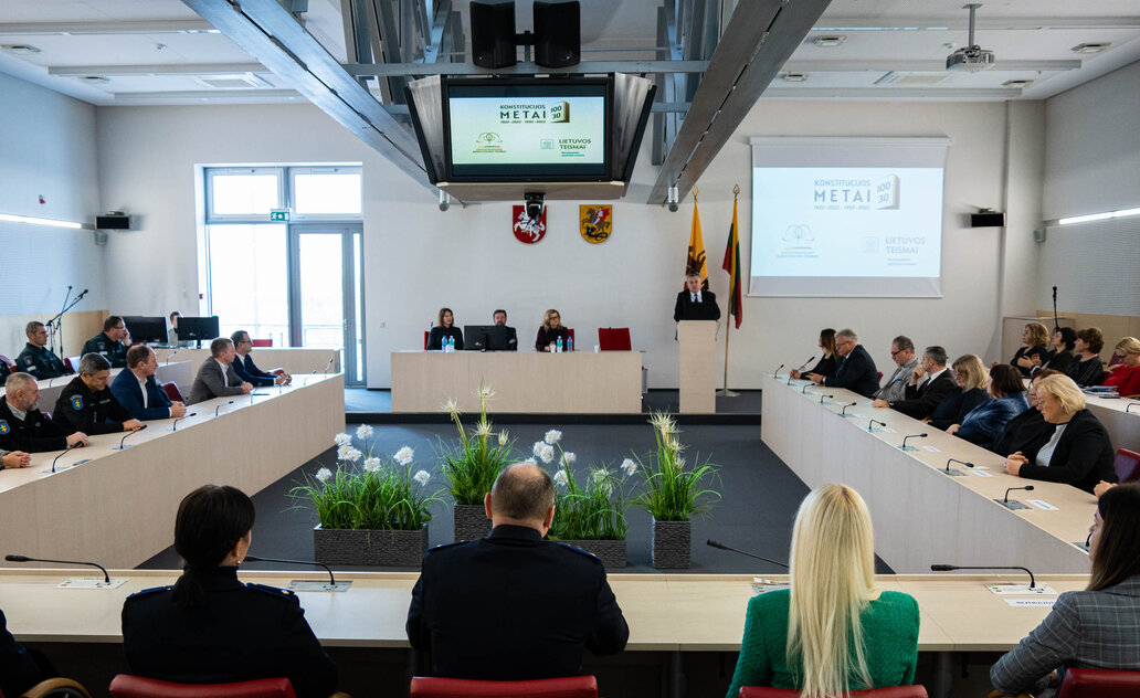 Organizuotas renginys Konstitucijos metams paminėti