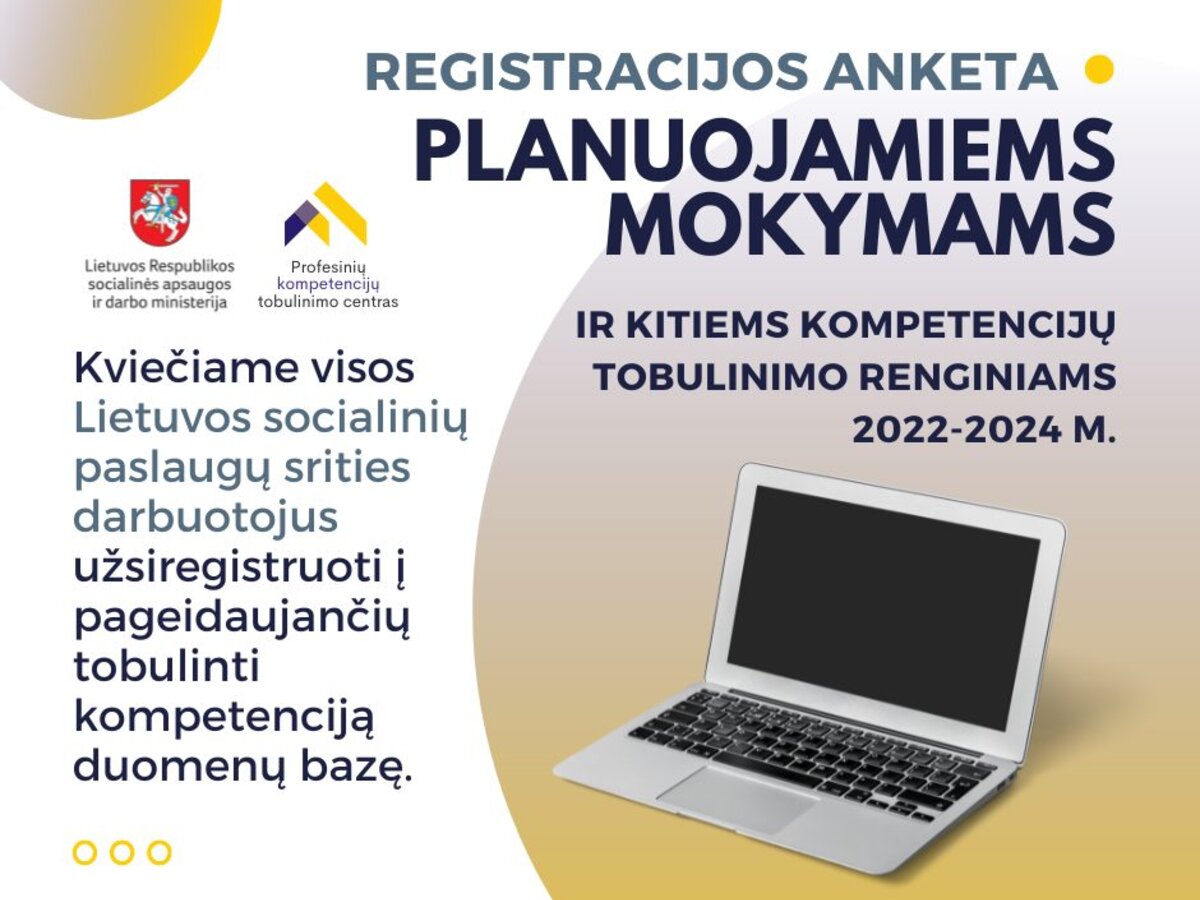 Nemokami mokymai socialinių paslaugų srities darbuotojams