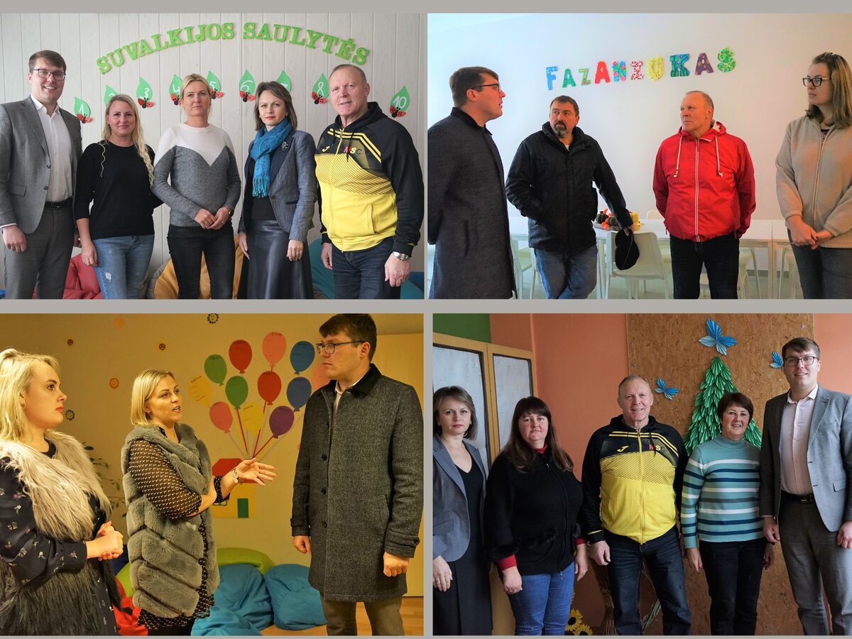 Aplankyti vaikų dienos centrai: aptarti veiklos ypatumai, problemos, plėtros poreikis