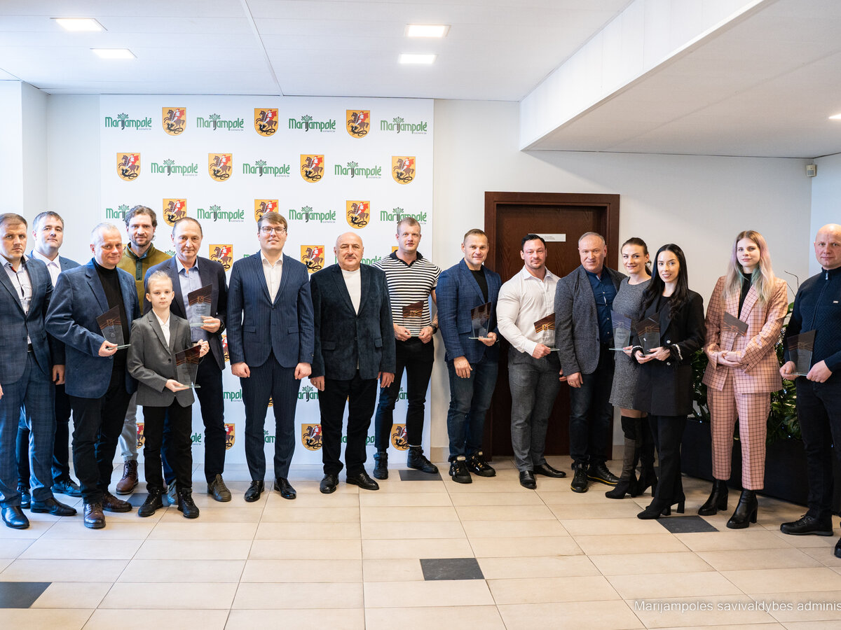 Pagerbti Marijampolės vardą garsinantys sportininkai ir jų treneriai