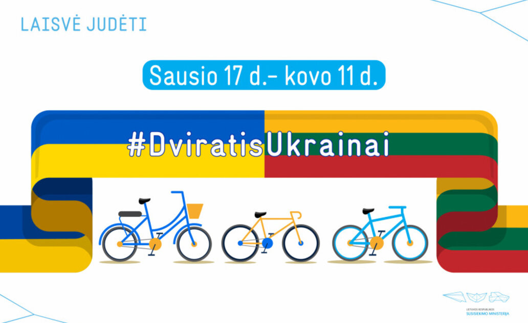 Kviečiame prisidėti prie akcijos „Dviratis Ukrainai“
