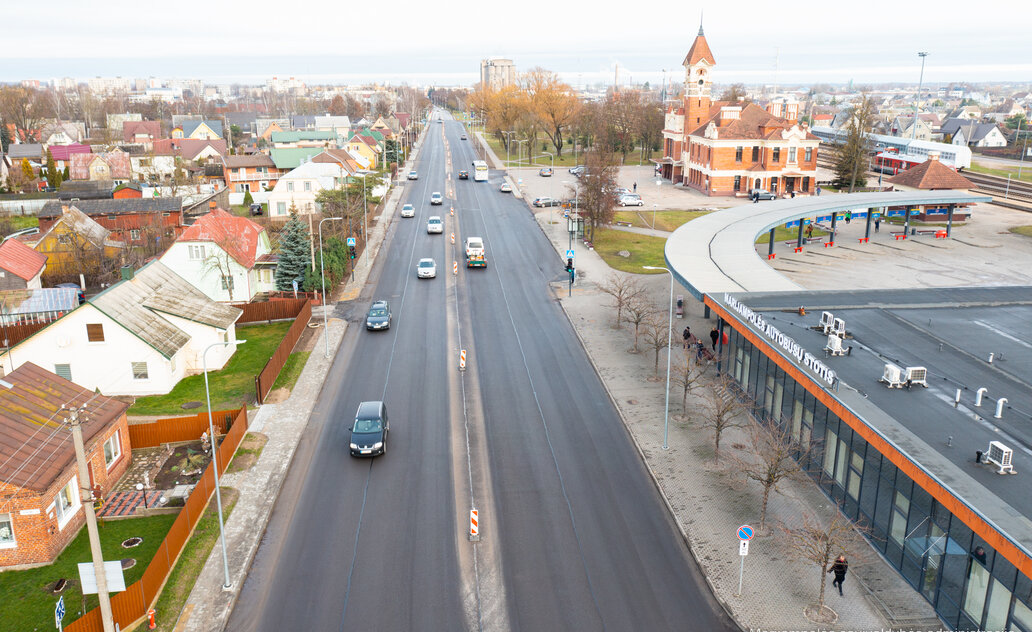 Baigiama tvarkyti dar viena intensyvaus eismo gatvės atkarpa
