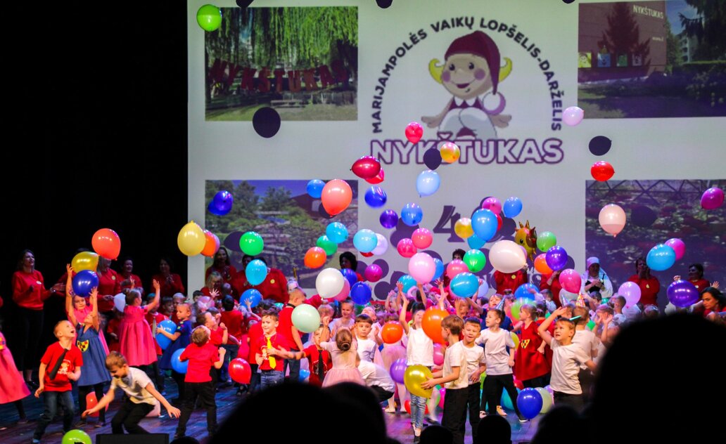 Spalvingas keturiasdešimtasis lopšelio-darželio „Nykštukas“ gimtadienis!