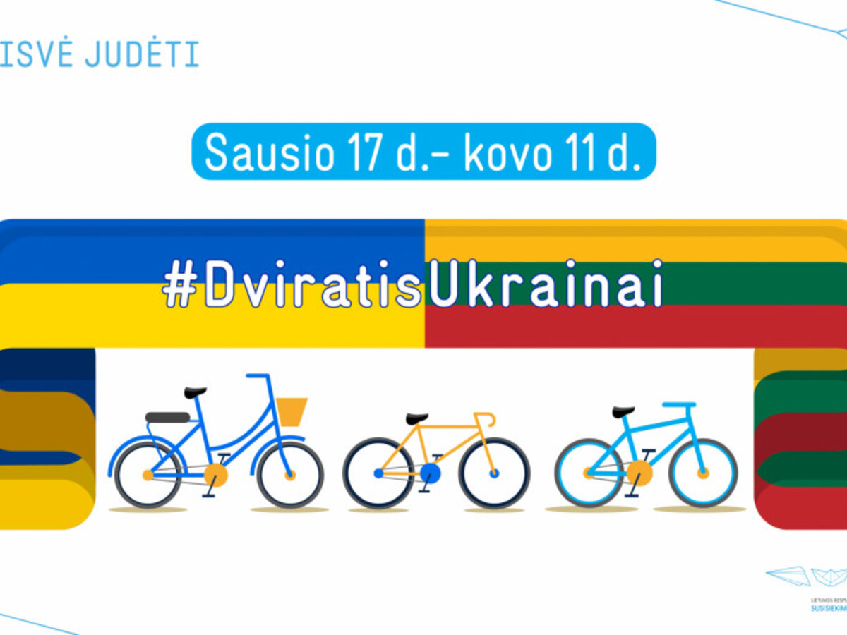 Kviečiame prisidėti prie akcijos „Dviratis Ukrainai“