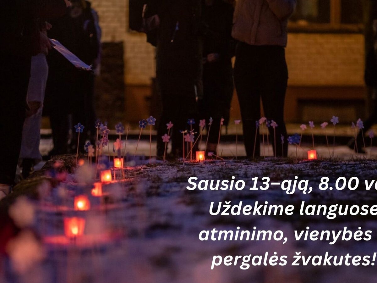 Kviečiame dalyvauti pilietinėje akcijoje „Atmintis gyva, nes liudija“