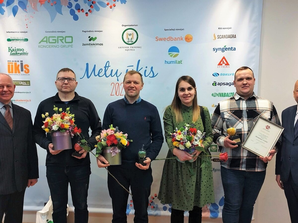 Konkurso „Metų ūkis 2022“ nugalėtojai – ir  pažangūs Marijampolės savivaldybės ūkininkai 
