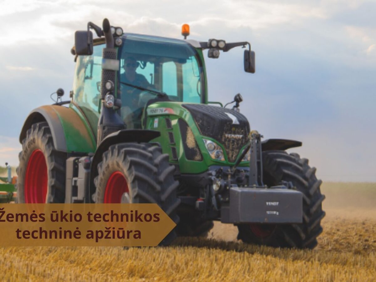 Žemės ūkio technikos techninė apžiūra