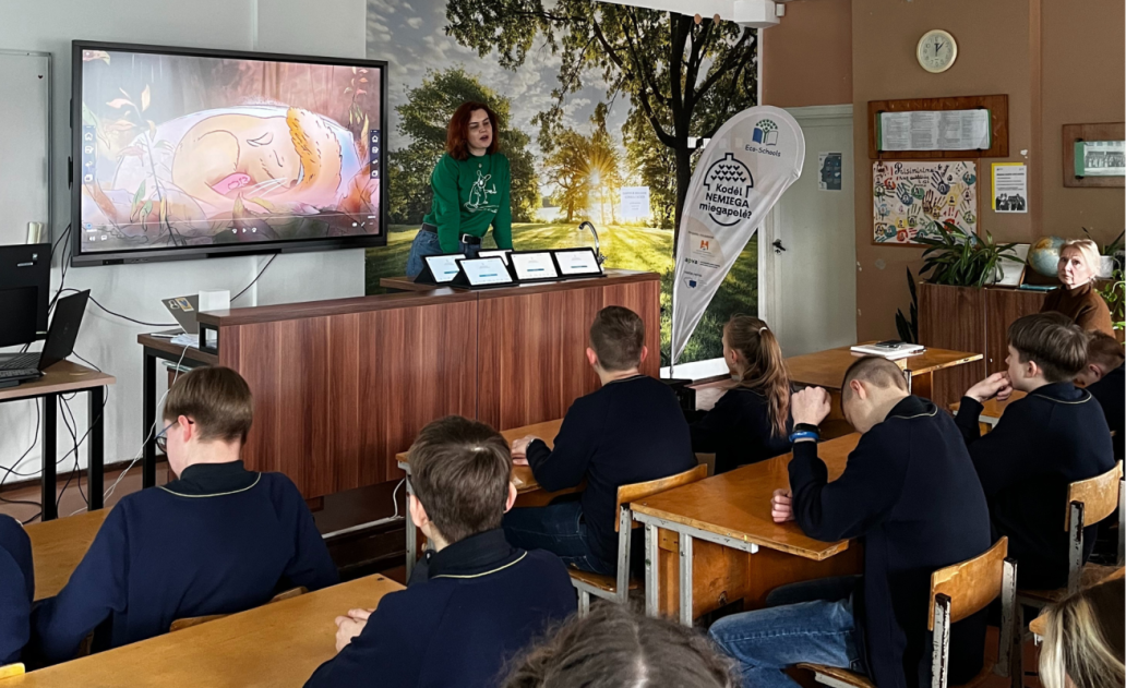 Marijampolės apskrities mokyklose pristatyta Eco-schools programa: vaikai ieškojo būdų, kaip...