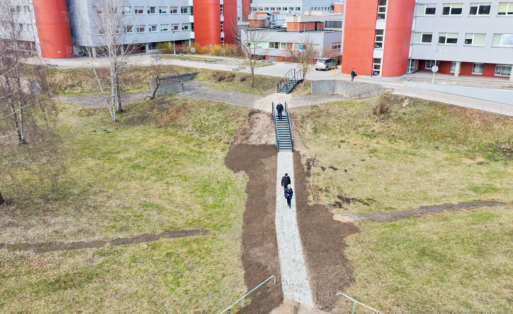 Marijampolės ligoninės lankytojams – patogesnė infrastruktūra 