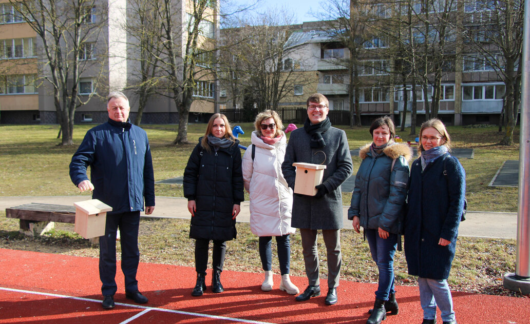 Pašešupio parke – dešimtys naujų namų paukšteliams 