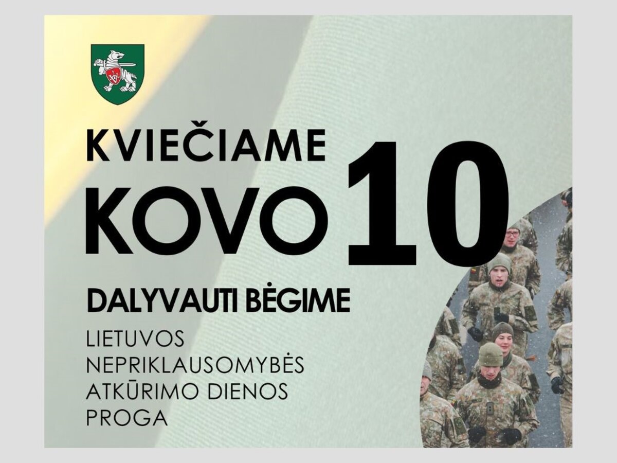  Marijampolėje –  bėgimas už Nepriklausomybę 