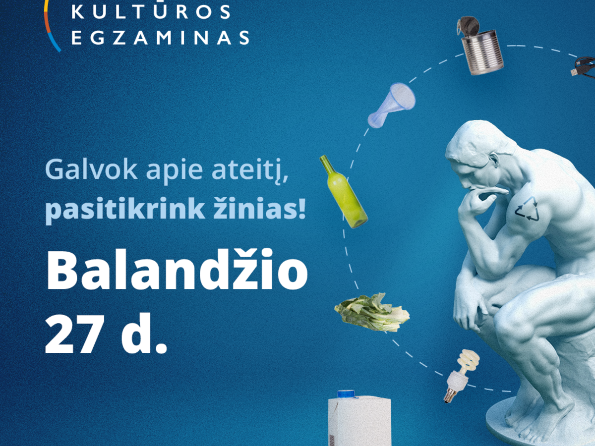 „Atliekų kultūros“ egzamine laukiamas rekordinis skaičius dalyvių