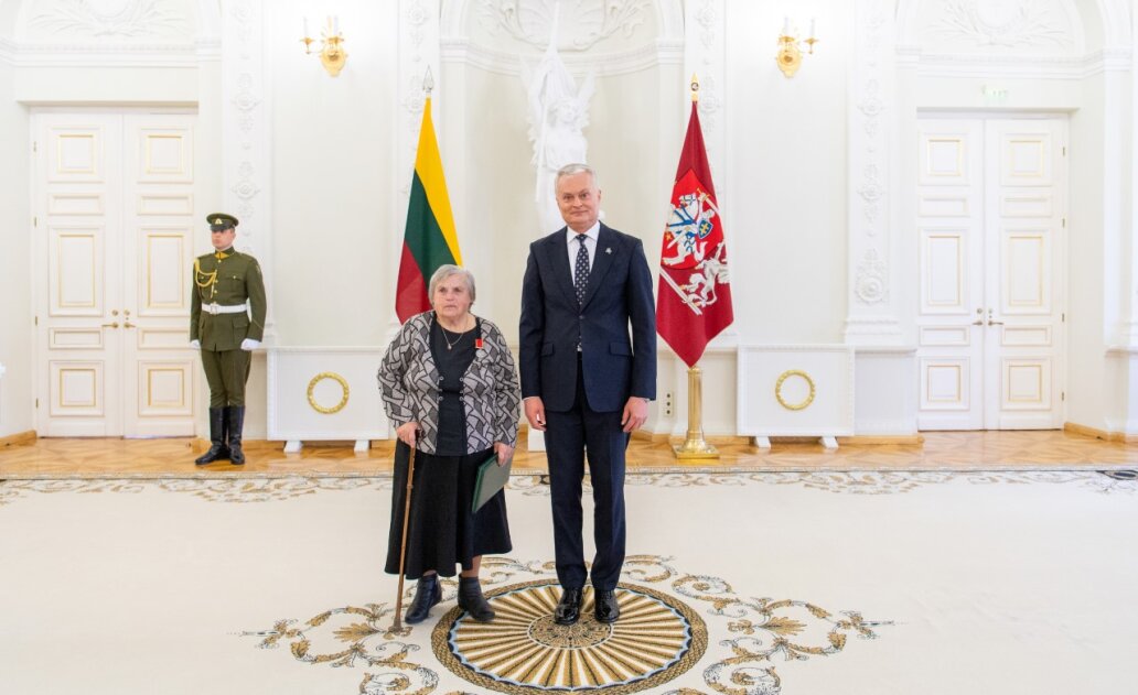 Kraštietei daugiavaikei mamai – apdovanojimas „Už nuopelnus Lietuvai“
