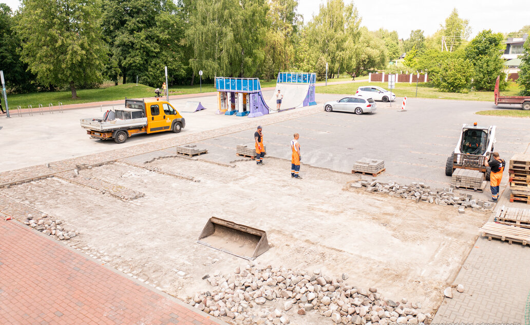 Plečiamas Marijampolės riedlenčių (skate) parkas