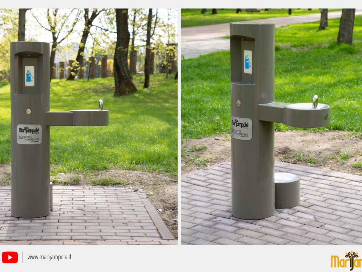 Marijampolės parkuose įrengtos švaraus geriamojo vandens kolonėlės