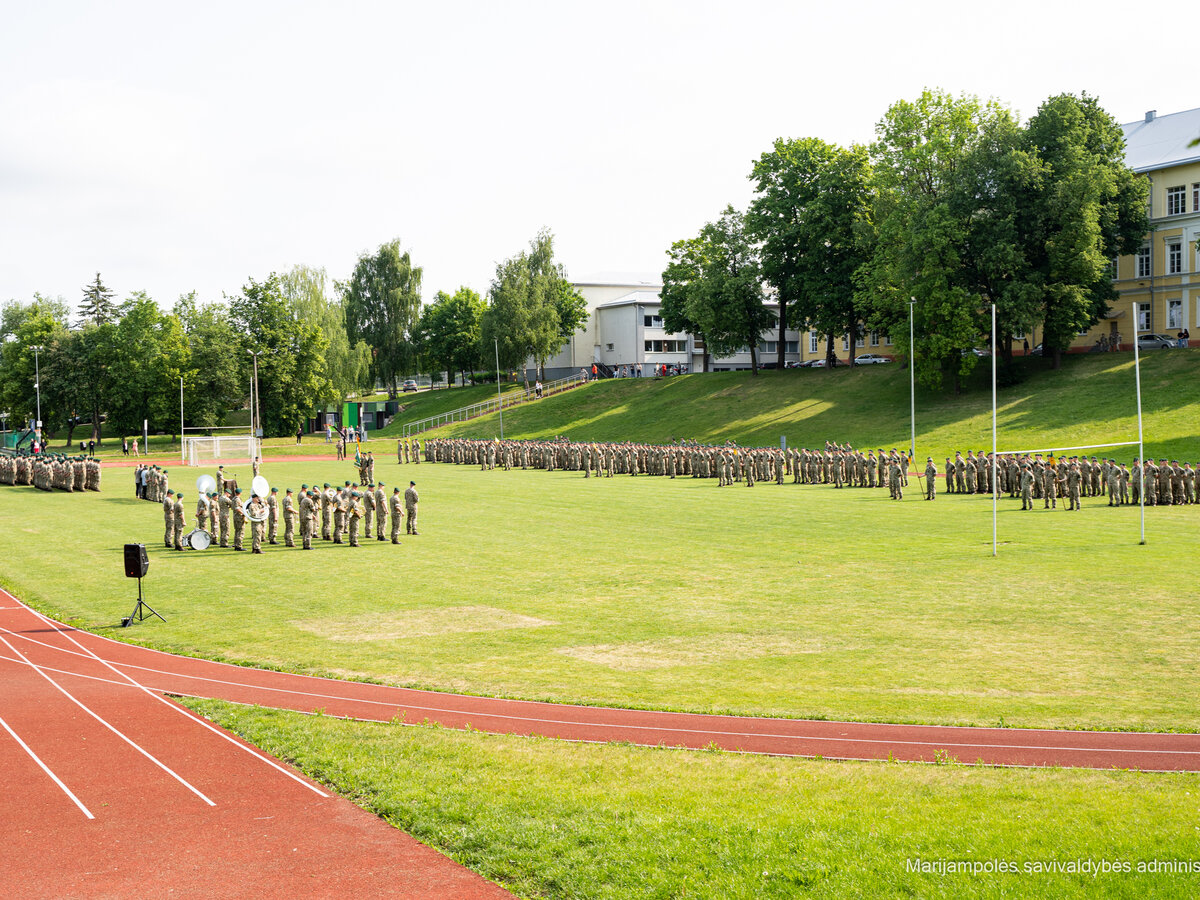 Šauktiniai baigė tarnybą Kunigaikščio Vaidoto pėstininkų batalione 