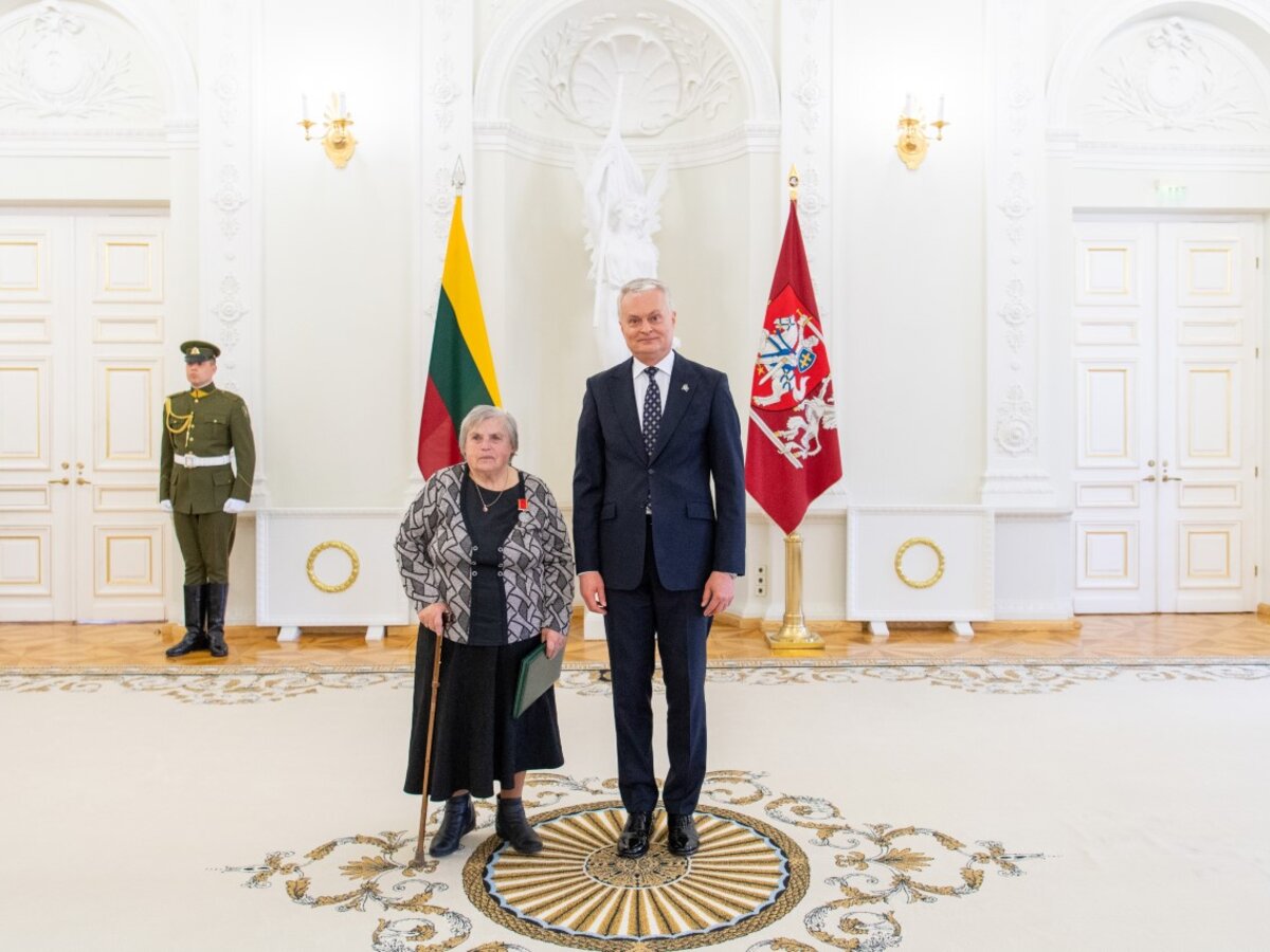 Kraštietei daugiavaikei mamai – apdovanojimas „Už nuopelnus Lietuvai“